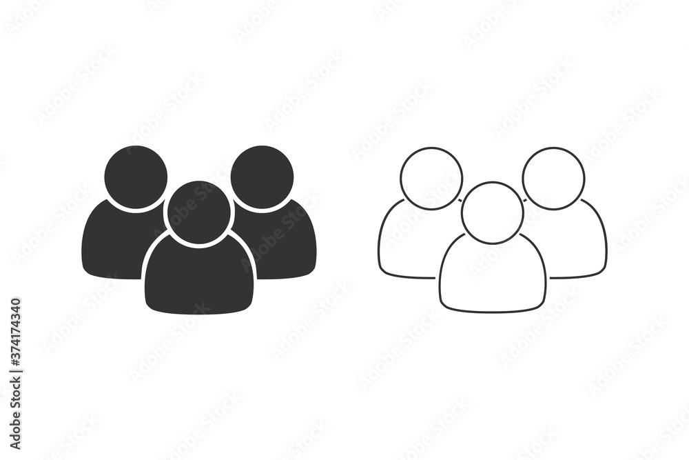 User icon set vector. People symbol. Vector User icon set vector. People symbol. Vector