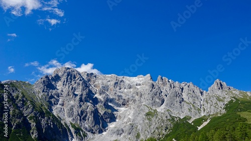 Wanderung durch die Hochalpen, Gebirgswanderung, Alpen, Gebirge