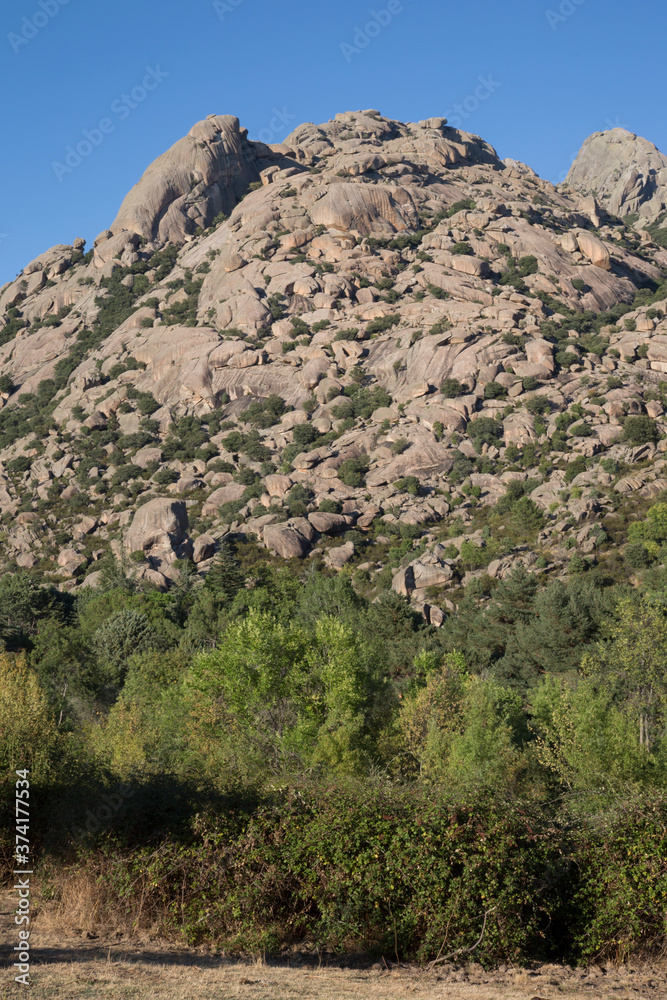 View of Peak in the Pedriza; Madrid View of Peak in the Pedriza; Madrid