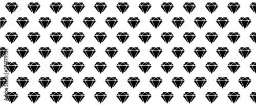 Jewels diamond icons. Diamonds gems, luxury jewel gemstones and precious gem. Crystal gemstone, jeweler gems precious or jeweller brilliant treasure. Isolated vector bijou, precious flat line pattern 