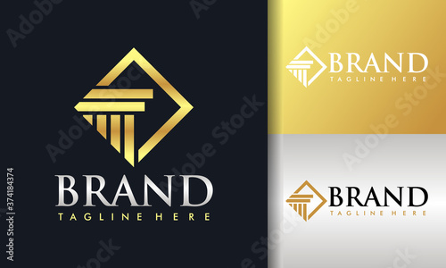 luxury pillar law logo