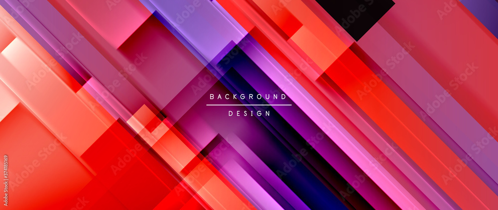 Dynamic lines on fluid color gradient. Trendy geometric abstract background for your text, logo or graphics Dynamic lines on fluid color gradient. Trendy geometric abstract background for your text, logo or graphics