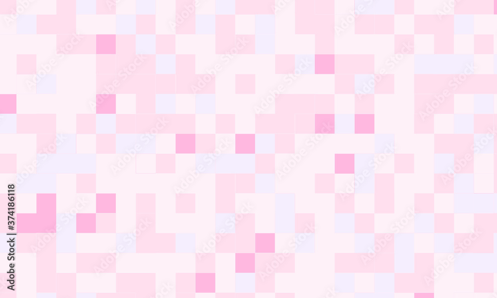 Abstract square pixel mosaic pink background geometric seamless pattern in pastel colors. 8 bit Abstract square pixel mosaic pink background geometric seamless pattern in pastel colors. 8 bit