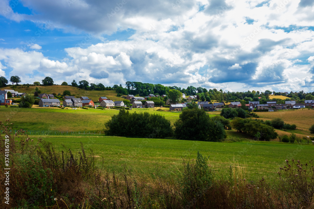 Landscape with view on the village Clermont, Belgium
Landscape with view on the village Clermont, Belgium
