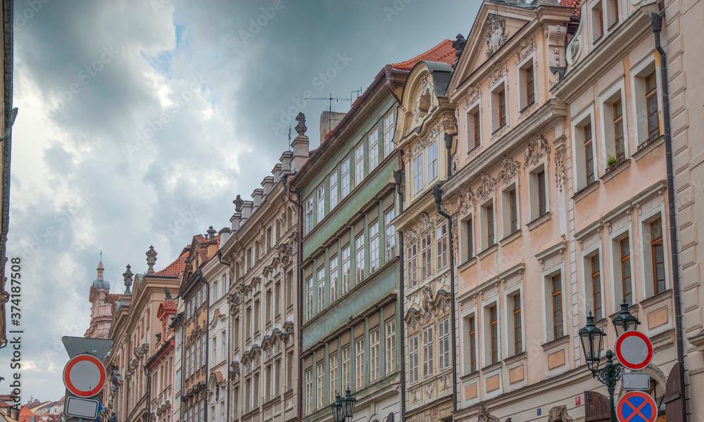 Obraz premium beautiful old streets of Prague.