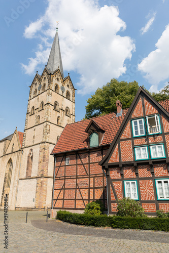 Kirche "Herforder Münster" in Herford, NRW, Deutschland