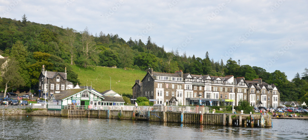 Cruise from Windermere to Ambleside in the Lake District, Cumbria, England, UK