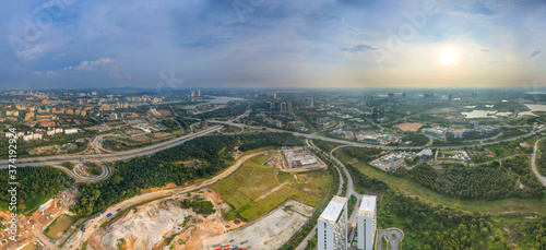 Photography Aerial Panorama_Kuala Lumpur_Malaysia_Cyberjaya (South View)