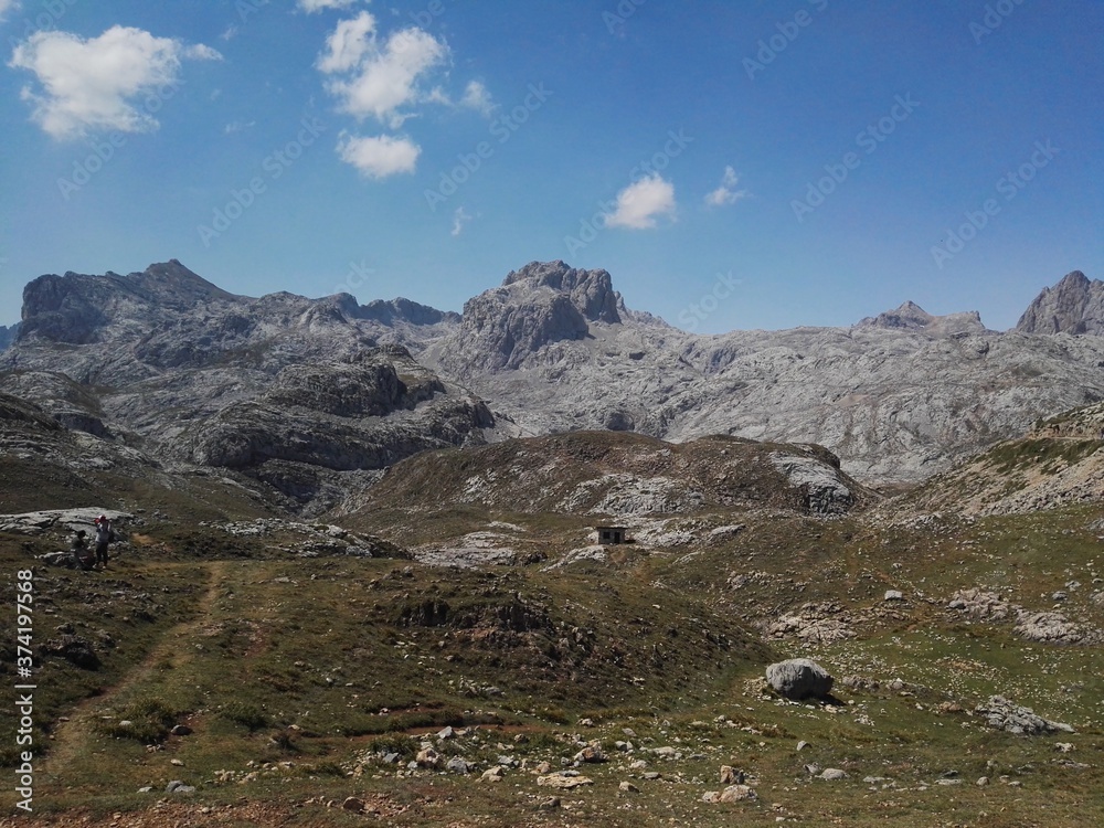 high mountain landscape high mountain landscape