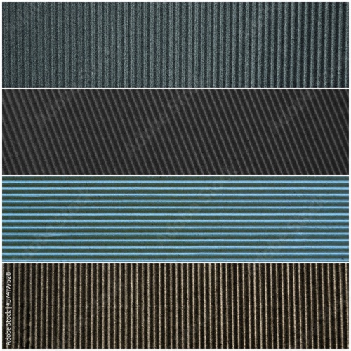 Collage of multi-colored striped rectangles. Template for the decoration of ceramic tiles and wallpaper design. High quality photo