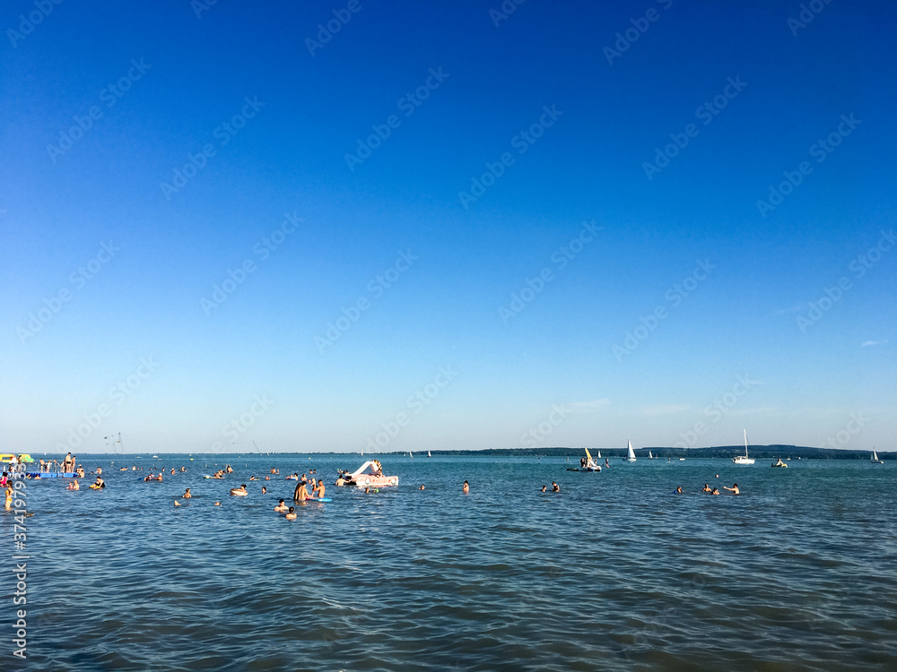 Summer day at Lake Balaton