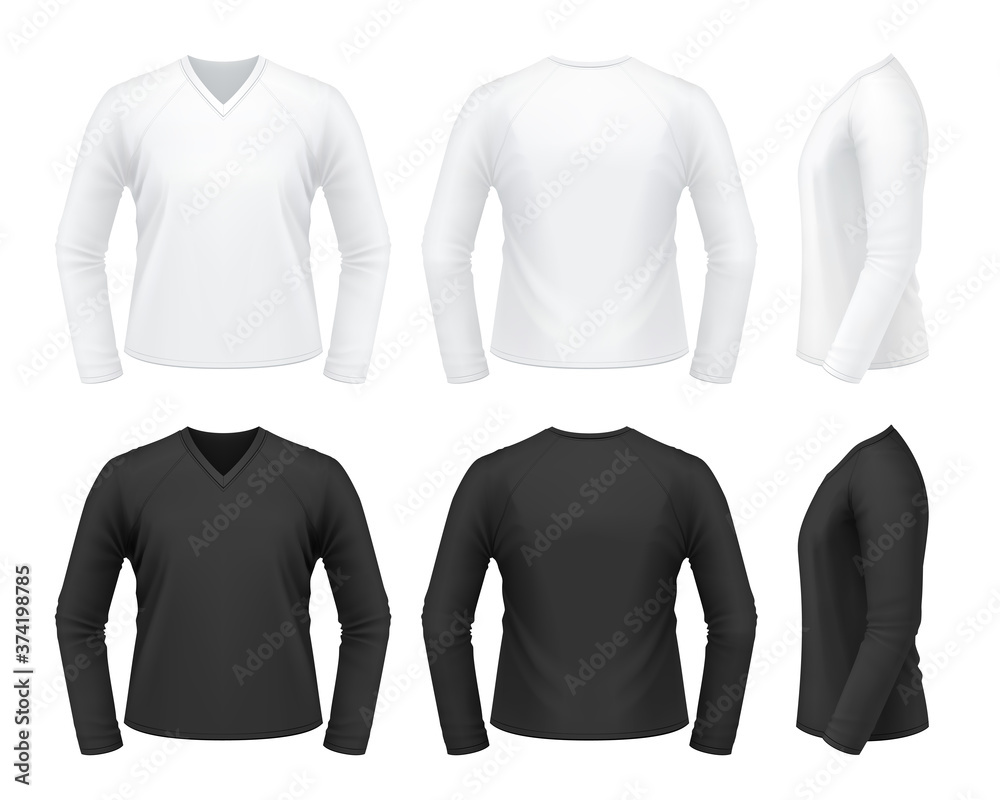 V-neck longsleeve t-shirt V-neck longsleeve t-shirt