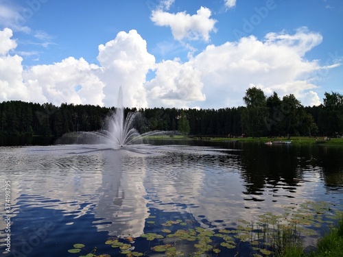 fountain in the park