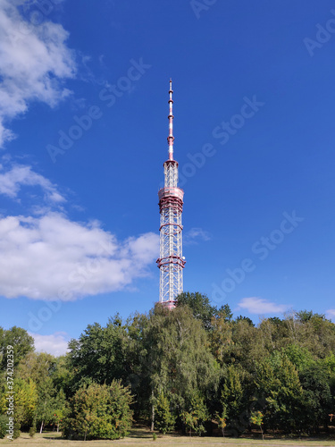 tower with TV transmission on it, Ukraine, Kiev