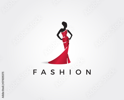 minimal fashion logo template - vector illustration