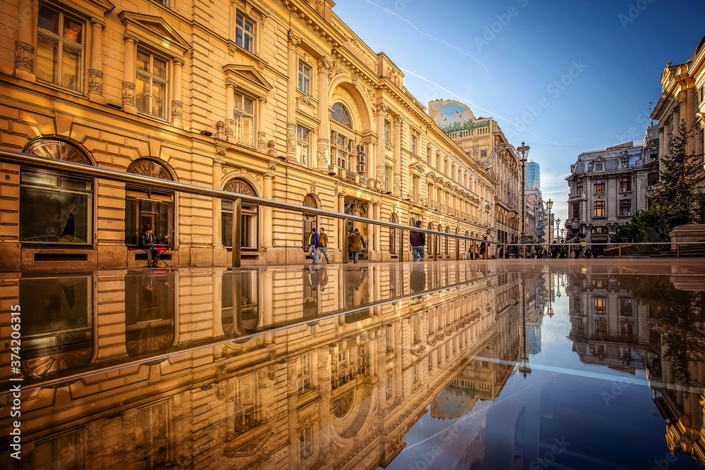 Naklejka premium Arhitecture, old or new, public buildings, houses, castles, facades, geometry in light & shadow, arhitectural details, windows & doors, arches, columns
