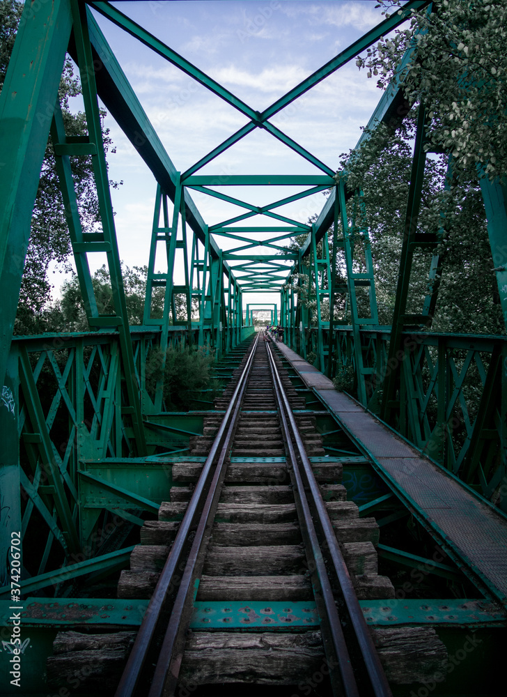 Vía de tren abandonada Vía de tren abandonada