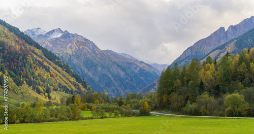 The Austrian Alps in early fall