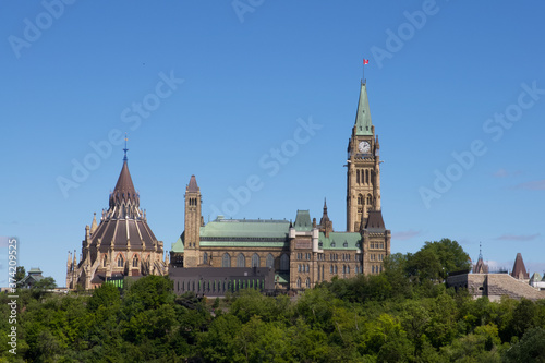Canada's Parliament buildings on a sunny day
