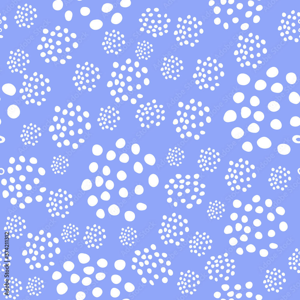 Hydrangeas in Dots