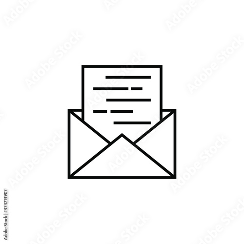 Message and envelope icon vector collection