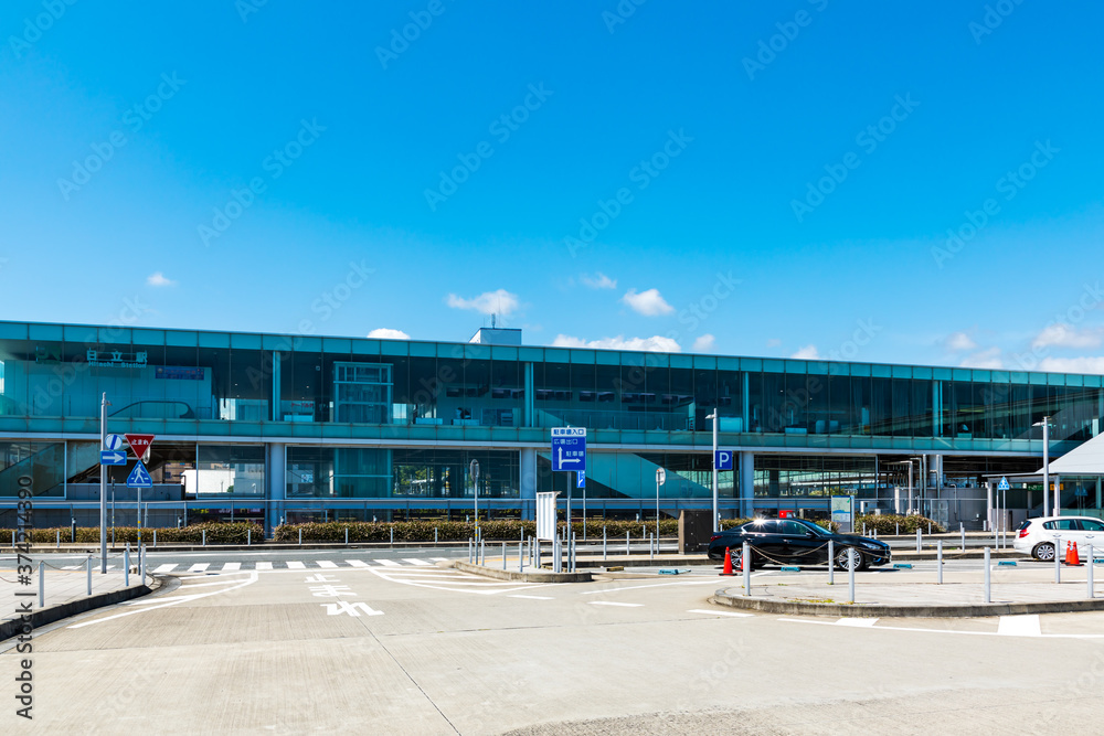 (茨城県-都市風景)日立駅海岸口の風景３