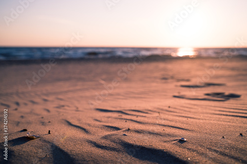 Fototapeta Naklejka Na Ścianę i Meble -  Ostseestrand am Morgen