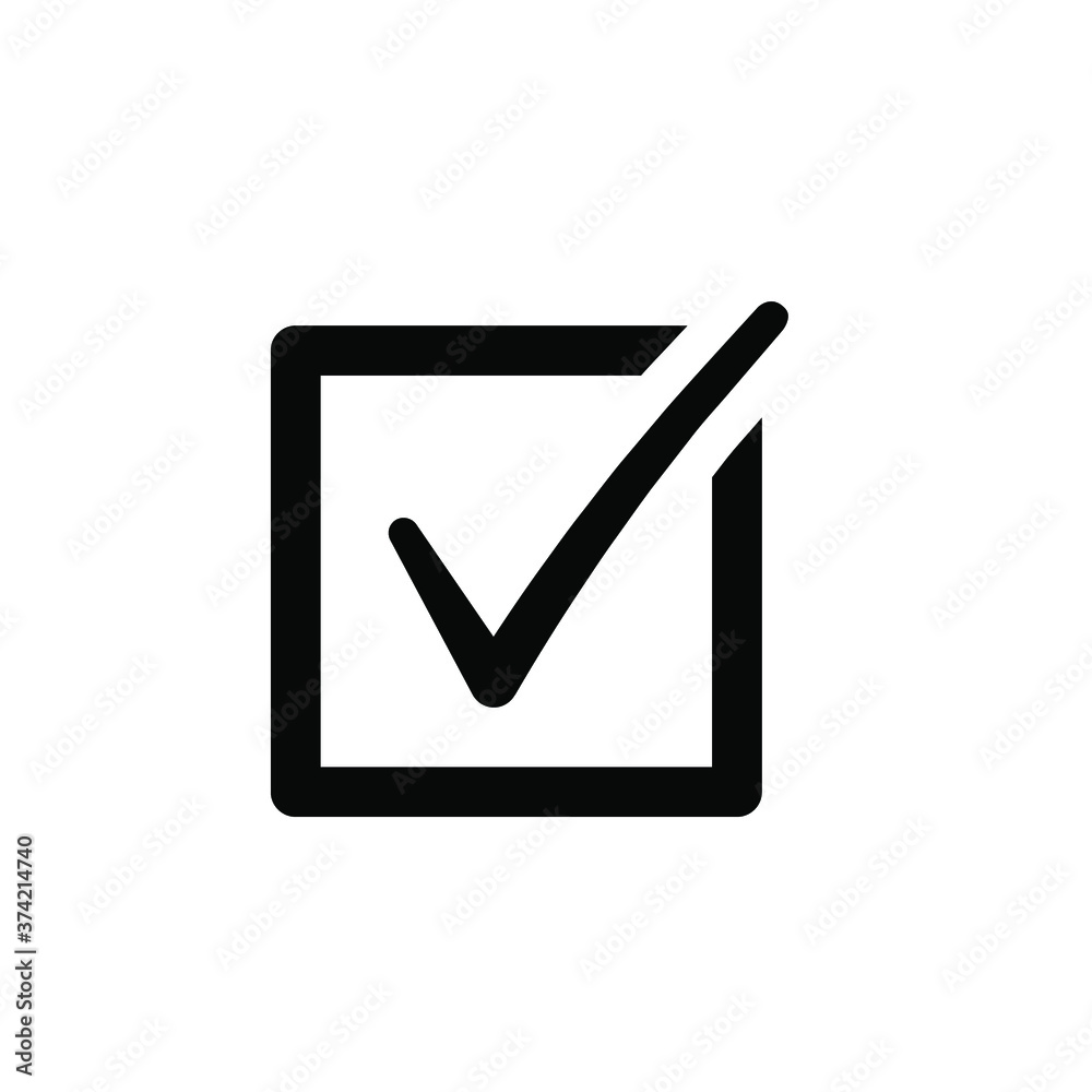 Check mark vector icons. Checklist icon symbol. Check mark vector icons. Checklist icon symbol.