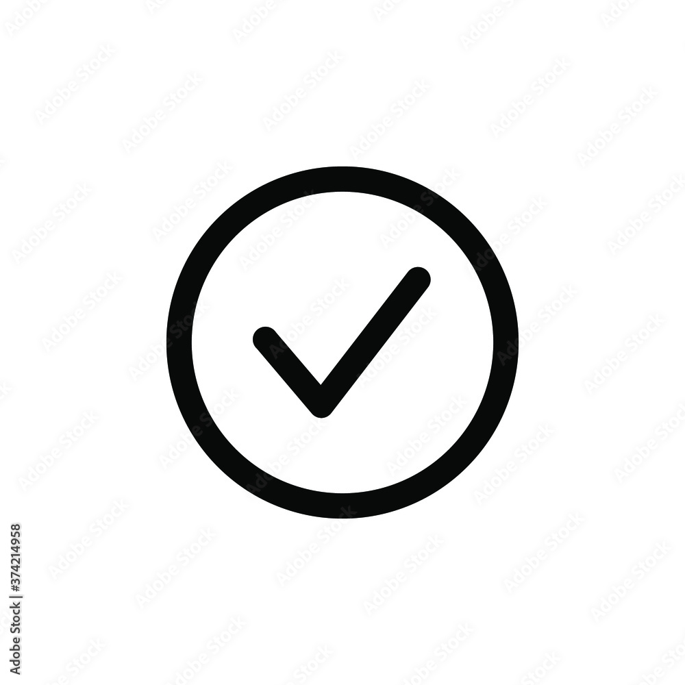 Check mark vector icons. Checklist icon symbol. Check mark vector icons. Checklist icon symbol.