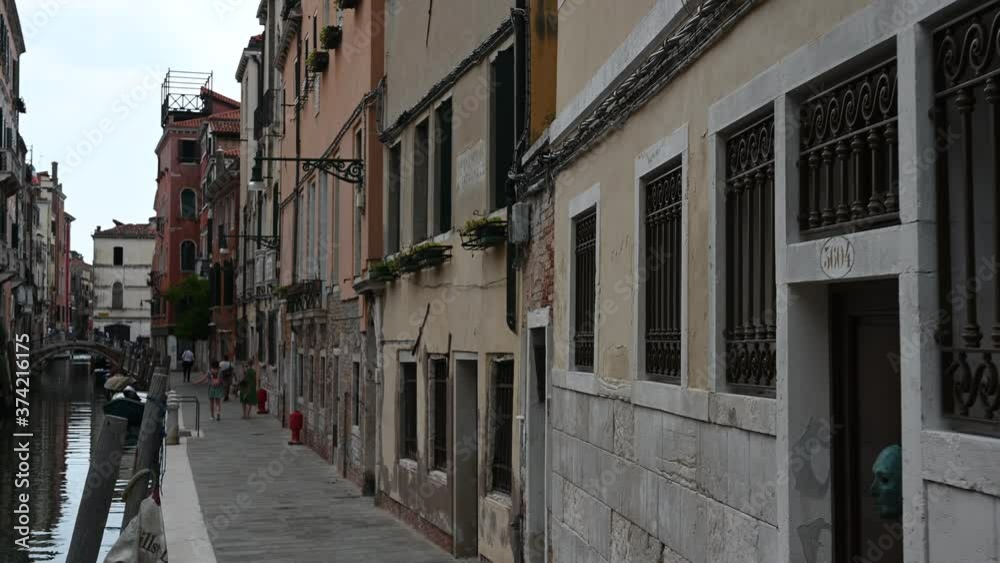 August 2020, Venice-Italy, Walking through the monuments of the ancient city of Venice at the time of the recovery after the closure due to the coronavirus pandemic August 2020, Venice-Italy, Walking through the monuments of the ancient city of Venice at the time of the recovery after the closure due to the coronavirus pandemic