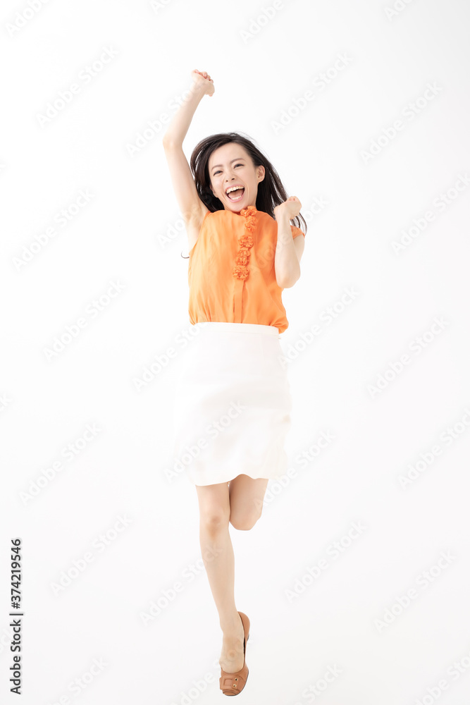 ジャンプ・女性 ジャンプ・女性