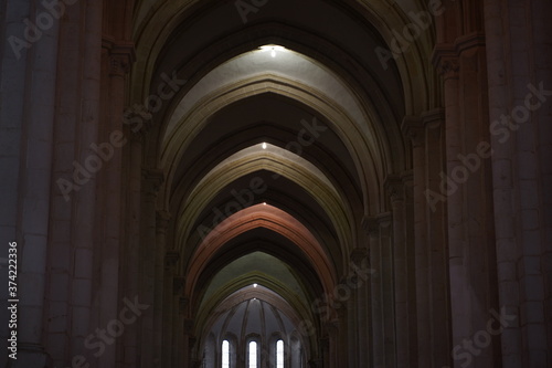 Abbey in Alcobaca   Monastery in Portugal.. UNESCO World Heritage Site.