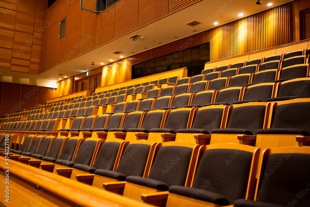 Obraz premium コンサート会場の座席