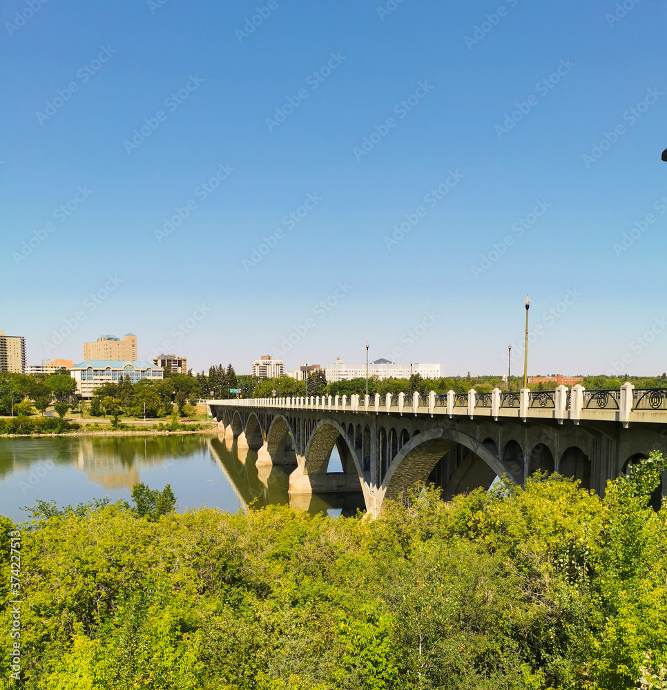 bridge over the river