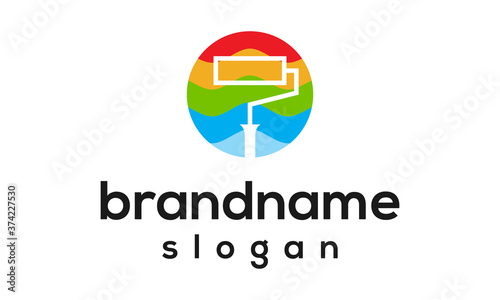 Paint logo design vector Free Download Paint logo design vector - GFXLoad
