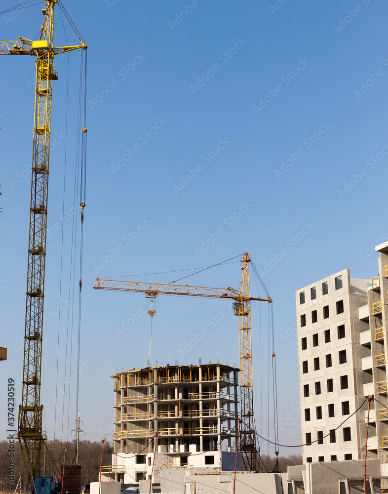 construction of a new monolithic building construction of a new monolithic building