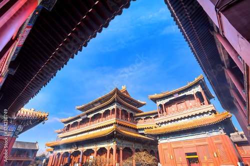 Yonghe Temple - the Palace of Peace and Harmony in Beijing  China
