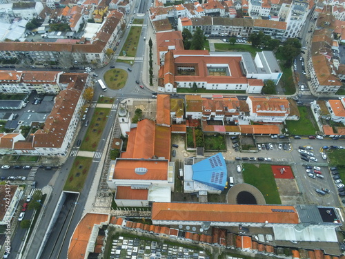 Aveiro, beautiful village. The Venice of  Portugal. Aerial Drone Photo
