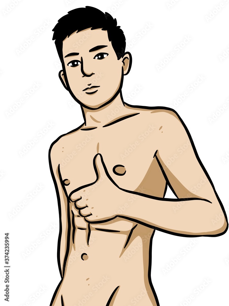 cartoon cute man on white background cartoon cute man on white background