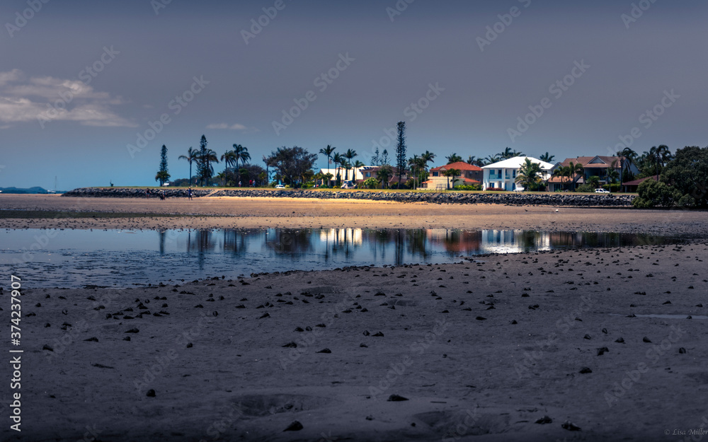 Naklejka premium Beach Houses