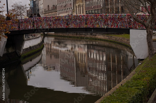 Aveiro, beautiful village of Portugal. The Venice of  Portugal.