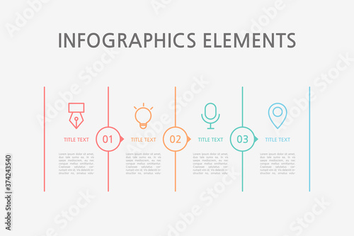Presentation business infographics template. Vector illustration.

