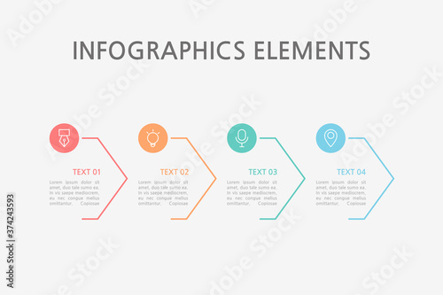Presentation business infographics template. Vector illustration.
