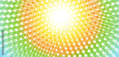 Sunny background. Trendy gradients. Vector illustration.