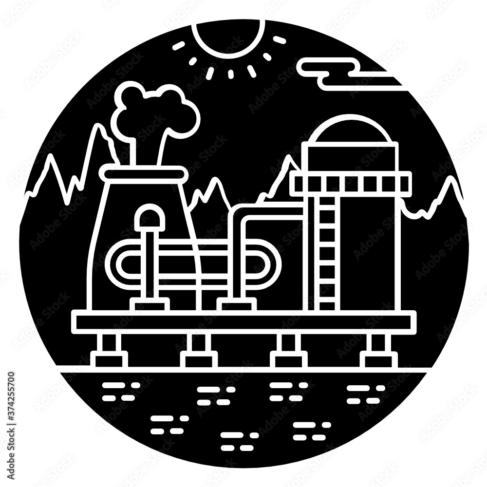 Building used for storing goods, silo icon design
Building used for storing goods, silo icon design