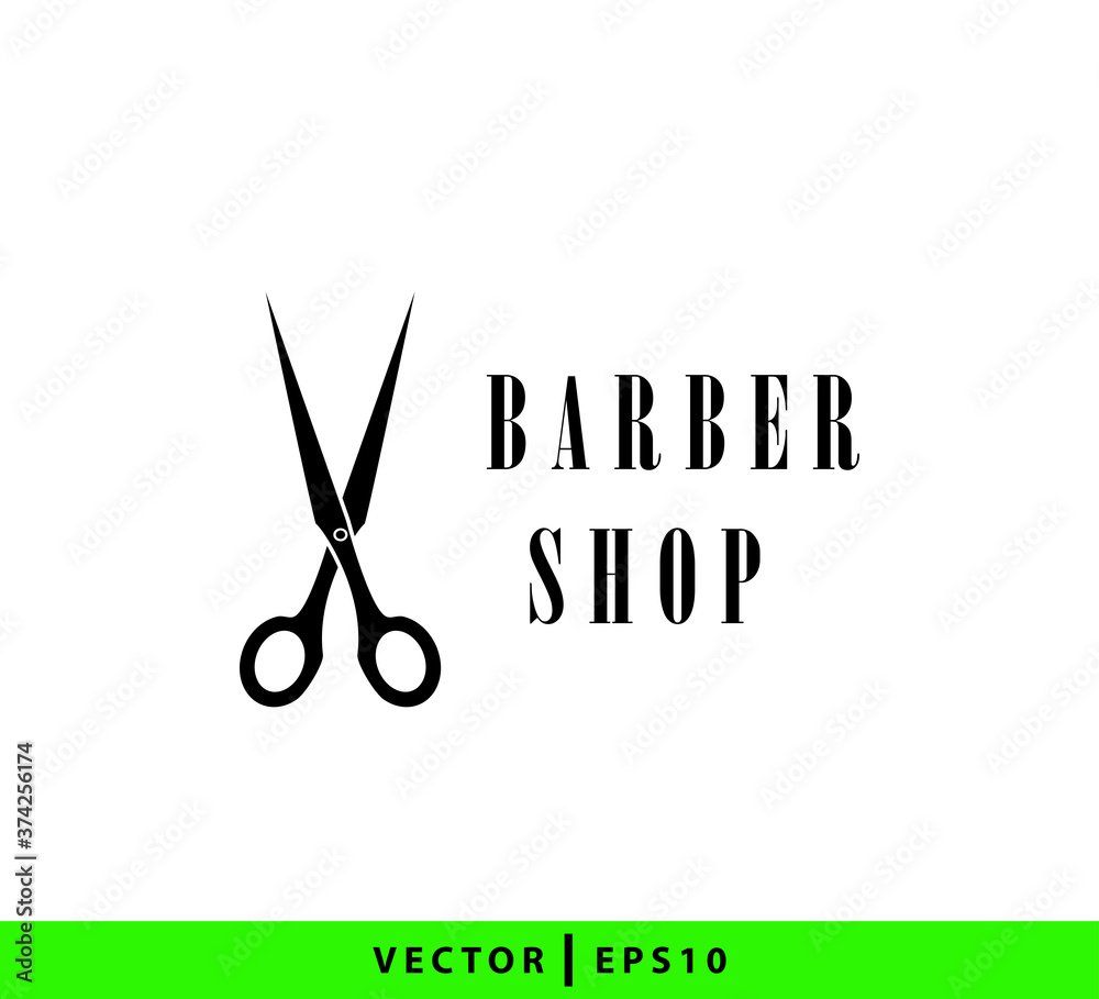 Scissor icon vector logo design template Scissor icon vector logo design template