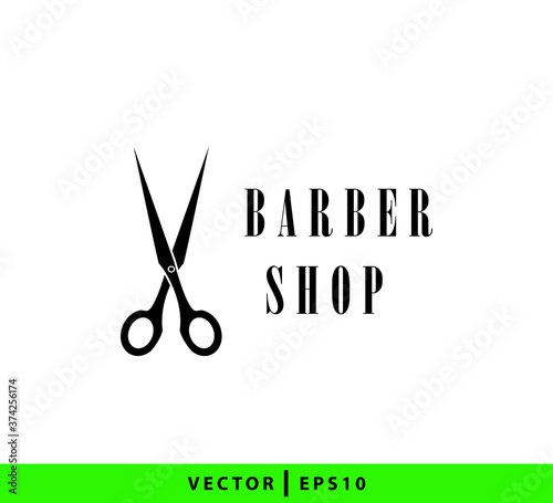 Scissor icon vector logo design template