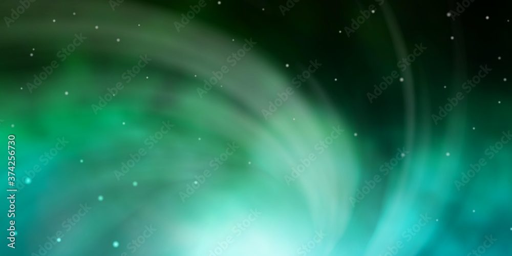 Light Blue, Green vector template with neon stars. Decorative illustration with stars on abstract template. Best design for your ad, poster, banner. Light Blue, Green vector template with neon stars. Decorative illustration with stars on abstract template. Best design for your ad, poster, banner.