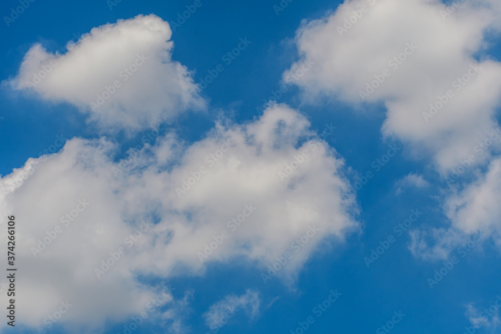 White Clouds in Blue Sky White Clouds in Blue Sky