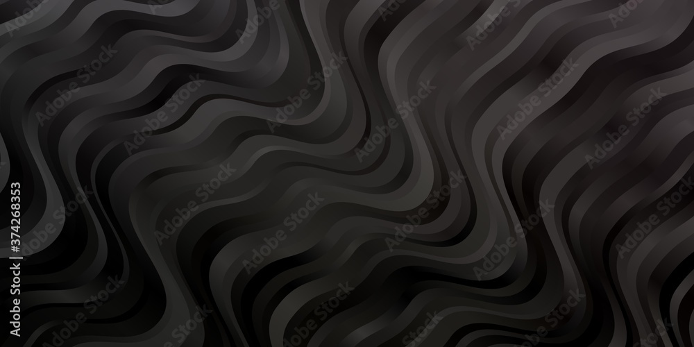 Obraz premium Light Gray vector texture with curves. Colorful illustration, which consists of curves. Pattern for busines booklets, leaflets
